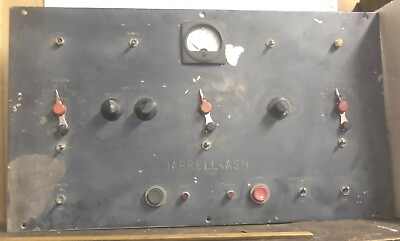 #ad Vintage Jarrell Ash CC DC Arc Instrument Panel Steampunk $599.99
