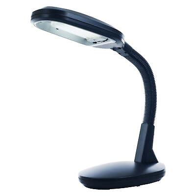 #ad Lavish Home Natural Sunlight Desk Lamp with Adjustable Gooseneck Black $33.24