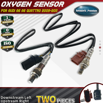 #ad Set of 2 Oxygen Sensors for Audi A6 A6 Quattro Downstream and Upstream 250 24670 $54.59