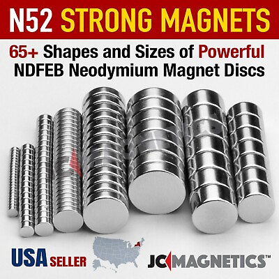 #ad #ad Super Strong N52 Rare Earth Round Neodymium Magnet Disc Thin Tiny Small Large $11.95
