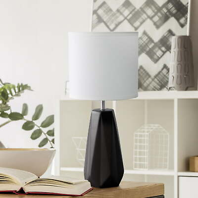 #ad Ceramic Prism Table Lamp Beside Lamps Nightstand Lamp for Living Room Bedroom US $29.99