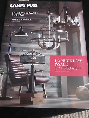 #ad Lamps Plus Catalog Home Furnishings Fall 2018 Fashion Forward Lighting Brand New $9.99