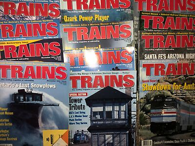 #ad Trains 1995 Magazine 12 Issues Magazines $99.99