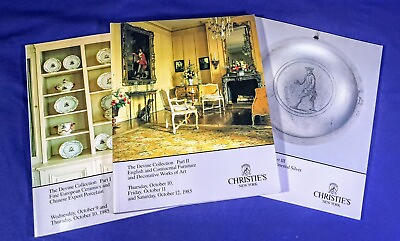 #ad Christie#x27;s Auction quot;THE DEVINE COLLECTIONquot; October 1985 Volumes I II III $87.50