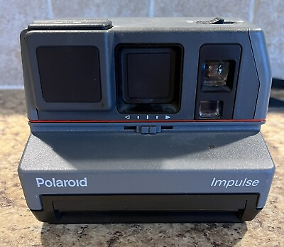 #ad Vintage Polaroid Impulse Camera W Strap 600 Film $29.99