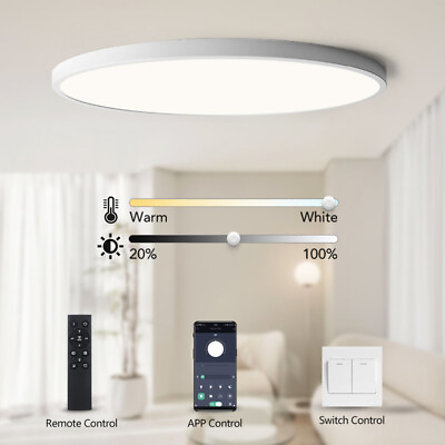 #ad Dimmable Led Ceiling Lamp for bedroom Lamps kitchen Lights Ultrathin Panel Light AU $45.80