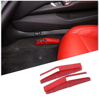 #ad ABS Red Mechanical Door Switch Button Trim Accessories For Corvette C8 2020 2023 $22.99