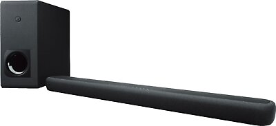 #ad #ad Yamaha Audio YAS 209BL Sound Bar with Wireless Subwoofer Bluetooth and Alexa $139.99