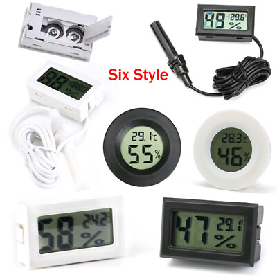 #ad Digital LCD Indoor Temperature Thermometer Humidity Meter Fahrenheit Hygrometer $78.98