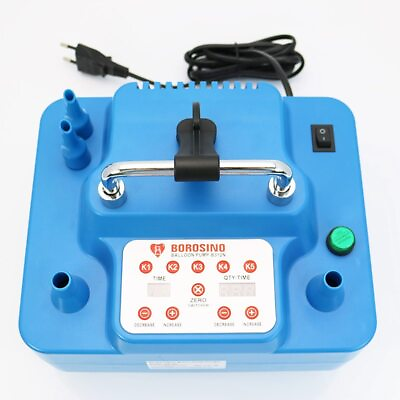 #ad 110V 220V Electric Balloon Pump 800W with Timer Dual Holes Professional Inflator $197.98