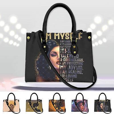#ad Girls Printed Leather Handbag Fashion Trend Large Capacity Tote Bag Crossbody $47.79