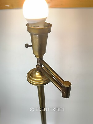 #ad #ad Vintage Stiffel Brass Floor Lamp Mid Century Modern Torch Style No Shade Brass $220.47