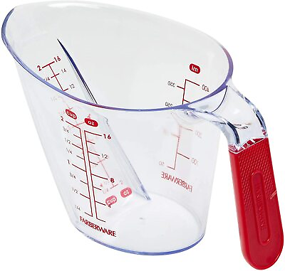 #ad Farberware Pro Angled Measuring Cup 2 Cup 16 fl. oz. Red Markings amp; Handle $10.20