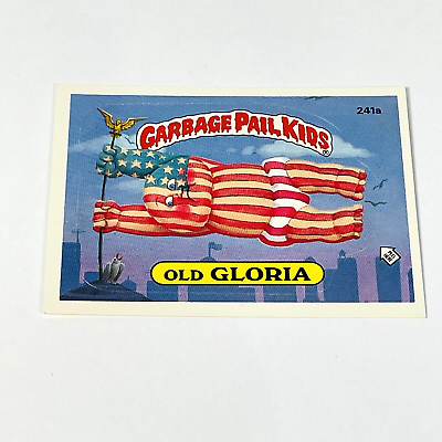 #ad Garbage Pail Kids 241a Old Gloria 1986 GPK Sticker $6.99