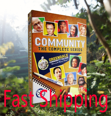 #ad Community: The Complete Series Seasons 1 6 DVD 12 Disc USA STOCK FAST SHIPPING $20.80