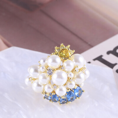 #ad Kate Spade Pearl Blue Water Drop Design Luxury Ring $30.98