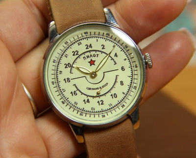 #ad Men#x27;s Soviet watch Vintage watch Pobeda Rare Mechanical watch Military watch $95.00