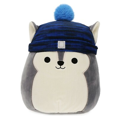 #ad AUTHENTIC Squishmallow Tilman Husky 8quot; Harvest Thanksgiving Christmas gift $27.84