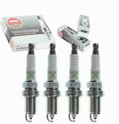 #ad New 4 pcs NGK V Power Spark Plugs for 2002 2011 Toyota Camry 2.4L L4 $14.76