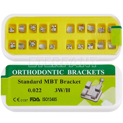 #ad 20PCs ETERFANT Dental Orthodontic Bracket Braces Metal Standard MBT022 3Hooks US $6.42