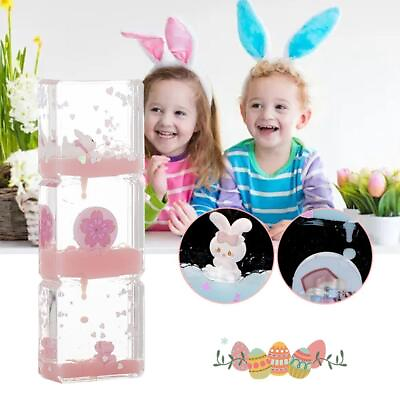 #ad Liquid Motion Bubbler Timer Colorful Oil Liquid Sandglass Sensory Toys Desk K4Z0 $9.45