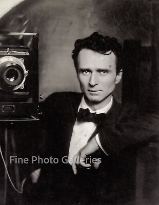 #ad 1915 Vintage EDWARD STEICHEN Photographer Self Portrait Antique Camera Photo Art $139.26
