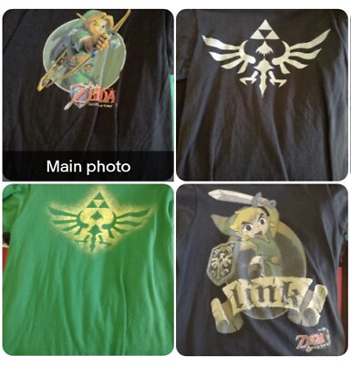 #ad The Legend Of Zelda T Shirts 4 Collectible Nintendo Gaming Shirts. $80.00