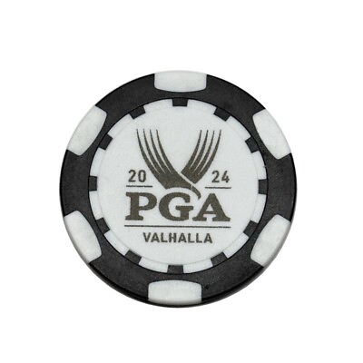 #ad 2024 PGA Championship Valhalla Magnetic Clay Poker Chip Golf Ball Marker $8.49
