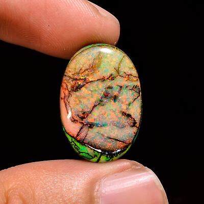 #ad 6.8 Cts. 100% Natural Incredible Monarch Opal Oval 20X15X4 MM Cabochon Gemstone $34.99