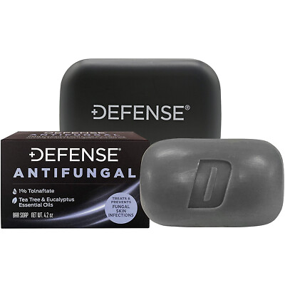 #ad #ad Defense Soap 4 oz. Antifungal Medicated Body Bar Soap with Soap Dish $14.50