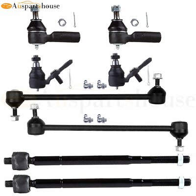 #ad 8x Front Sway Bars Tie Rods Ball Joints For 98 03 Toyota Sienna Suspension 9499 $55.49