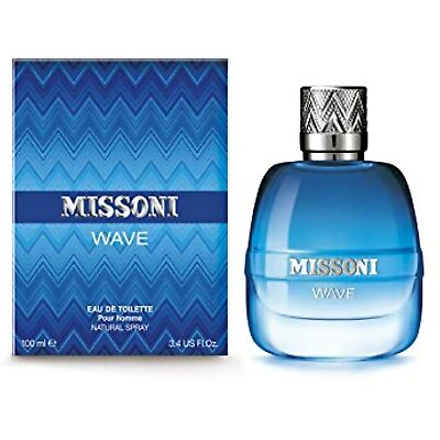 #ad Missoni Wave by Missoni 3.4 oz EDT Cologne for Men New In Box $36.99