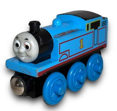 #ad 3” Thomas amp; Friends Wooden Railway Train Engine Thomas Magnetic and Wood $5.09