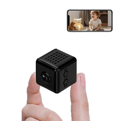 #ad WiFi Hidden Camera 1080p HD Mini Small Spy Camera Home Security Nanny Camera $11.90
