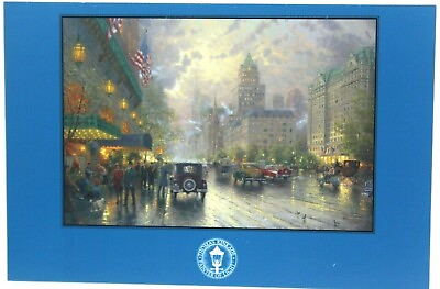 #ad Thomas Kinkade Art Postcard quot;New York Fifth Avenue quot; Lot of 10 Bridge NY Cars $12.98