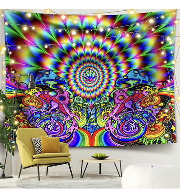 #ad Psychedelic Tapestry XL 83quot;x59quot; $10.00