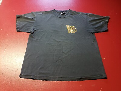 #ad Vintage Three Dog Night T Shirt Blk XL 100% Cotton AAA $25.00