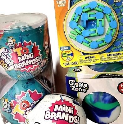 #ad Sensory Fidget: Mini Brands Toy Foodie Squeeze Adhd Autism Stress Gift set #5 $32.94
