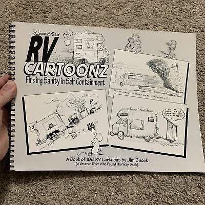 #ad RV Cartoonz: Finding Sanity in Self Containment A Snook Book Snook Jim Signed $15.00