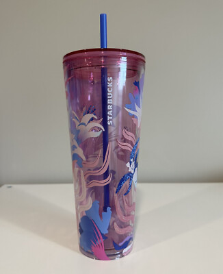 #ad Starbucks 2023 Floral View Thru The Garden Gradient Venti Cold Cup Tumbler NEW $37.99