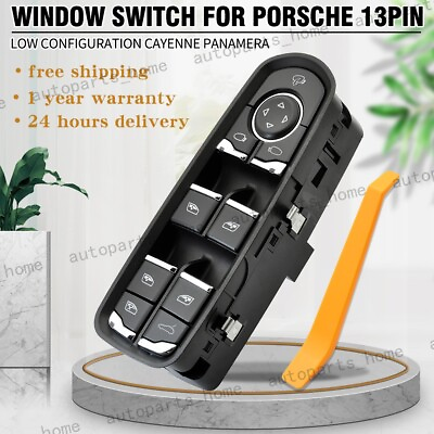 #ad Driver Power Window Switch For Porsche Cayenne Panamera 2010 2014 7PP959858RDML $19.95