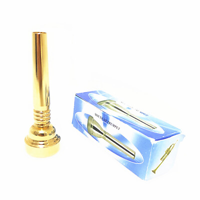 #ad New Gold Plated Trumpet Mouthpiece 17C Overall Brass Mouthpiece for Trumpet AU $13.99