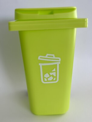 #ad Trash Recycle Bin Pencil Holder Toy Desk Accessory 4” X 5.5” X 3” Plastic Can $10.99