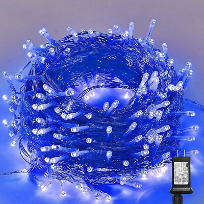 #ad 300 LED Christmas String Lights Extra Long 98.5FT Super Bright Holiday Party NEW $39.00