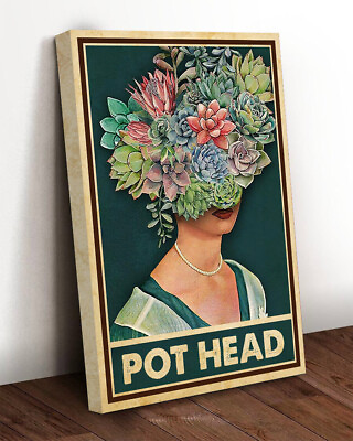 #ad Flower Garden Pot Head Garden Gardening Canvas $130.66