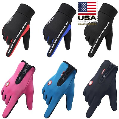 #ad Women Men Winter Warm Gloves Windproof Thermal Touch Screen Mittens $10.99