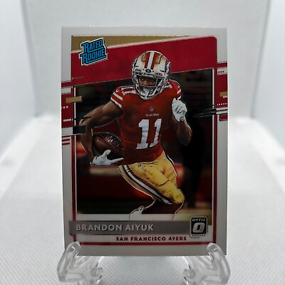 #ad 2020 Donruss Optic Preview Brandon Aiyuk #P 319 Rated Rookie RC 49ers $4.98