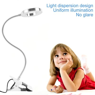 #ad Clamp Desk Lamp 48LED Lamp with 2 Color Changeable Adjustable Clip on LightNew $19.99
