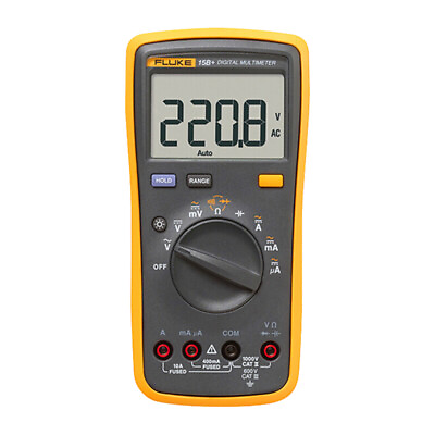 #ad Fluke 15B Digital Multimeter Meter Auto Range AC DC 1000V Voltage Current ✦ $94.90