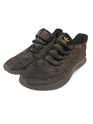 #ad Adidas Tubular PYV702001 Black Golden Shiny Sneaker Shoes Women Size 5.5 Casual $15.00